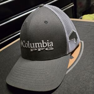 Columbia PFG Gray Mesh Cap